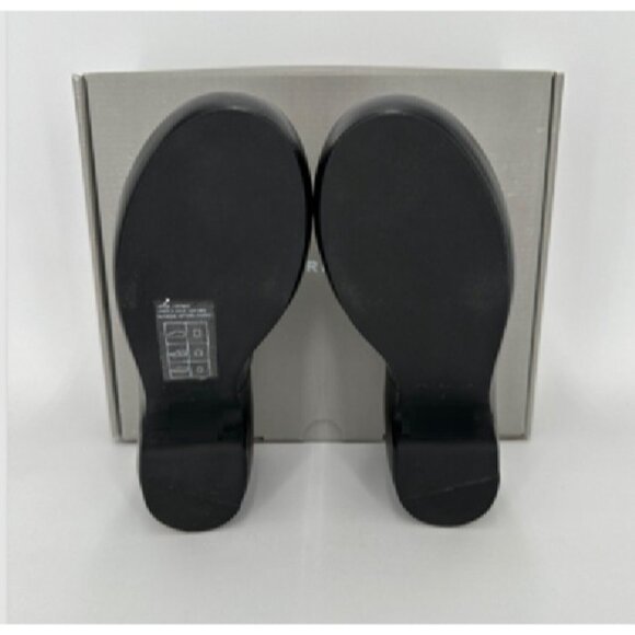 Everlane The Puffa Clog in Black Leather sz 7 Women's Platform Sip-on Mule NEW - Picture 6 of 6